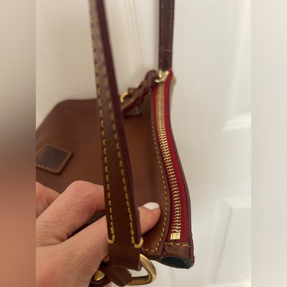 Dooney & Bourke Mini Dark Brown Florentine Leather Crossbody - Picture 14 of 16